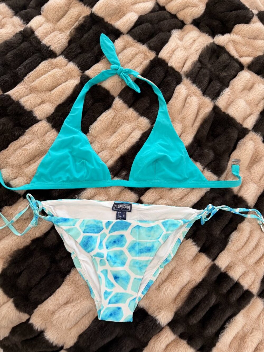 vilebrequin triangle bikini size EU 36-38, US small